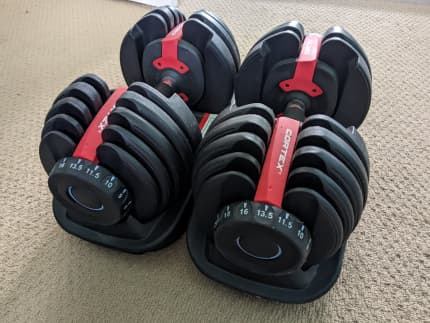 Cortex adjustable dumbbells 2.5 24kg PAIR Gym Fitness