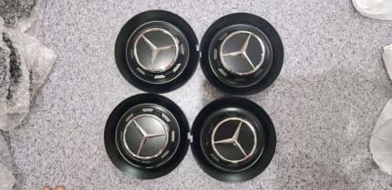 Mercedes center caps for deals aftermarket wheels