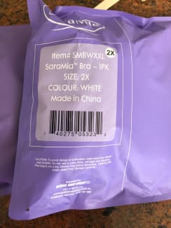 NEW - 3 Sara Mia bras 2X - Black, White, Lavender, Socks & Underwear, Gumtree Australia Brimbank Area - Taylors Lakes