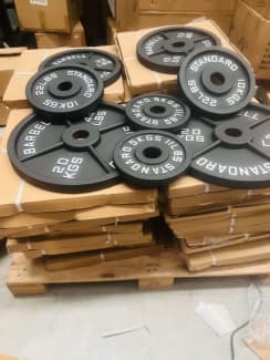 Olympic weight set gumtree hot sale