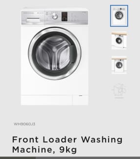 fisher & paykel 9kg front load washer wh9060j3