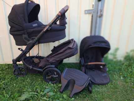 REDSBABY DOUBLE PRAM WITH BASSETT AND BUGGYBOARD Prams Strollers in Campbelltown NSW Gumtree Australia