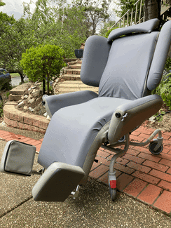 recliner chair red leather