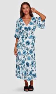 Aliki wrap dress hotsell