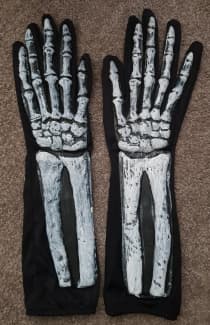 realistic skeleton gloves