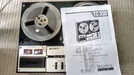 Sony 1965 Three Head TC350 Reel to Reel Tape Deck