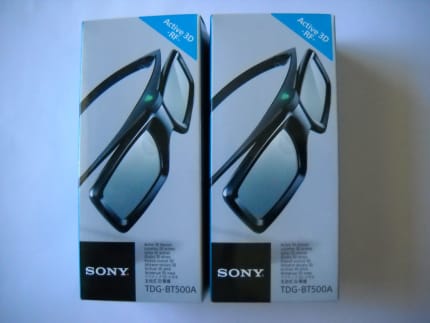 2 x Brand New Sony TDG-BT500A Active 3D Glasses | TV Accessories