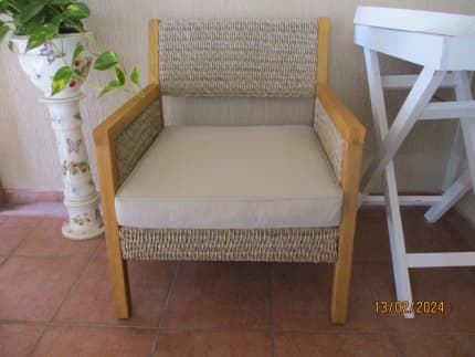 Marquee timber best sale deck chair