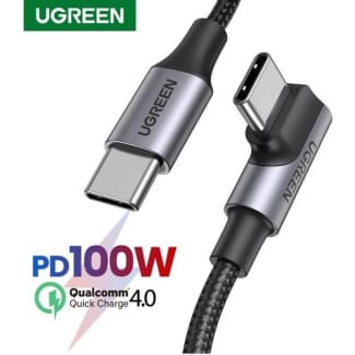 NEW UGREEN 100W 5A USB C to USB C Right Angle 90 Degree Cable, Phone  Accessories, Gumtree Australia Auburn Area - Auburn