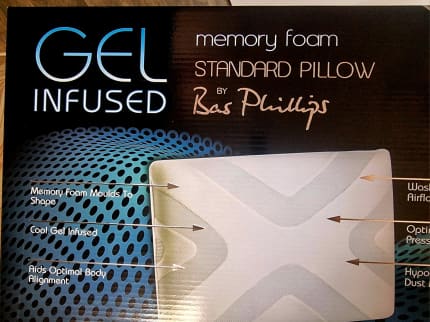 Gel infused memory clearance foam pillow bas phillips