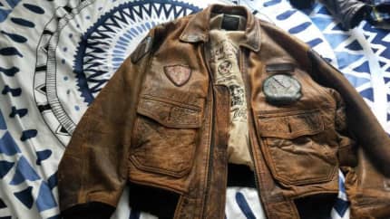 USA A2 Fighter Pilot 1944 Jacket (Avirex Remake) | Collectables