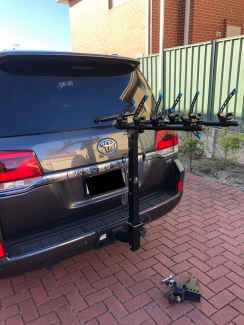 LOCKABLE Family Bike Rack 1 4 Bike Carrier FREE Hitch Stabiliser B Bicycle Parts and Accessories in Kewdale WA Gumtree Australia