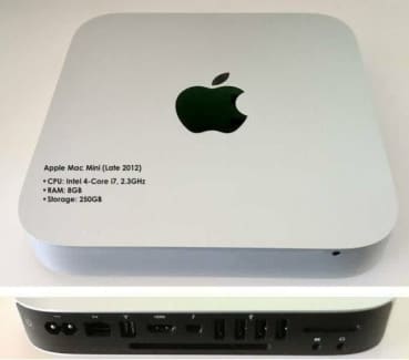 Apple Mac Mini (Late 2012) 4-Core i7 2.3GHz, 8GB, 250GB HD