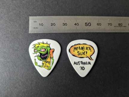 RARE - Metallica Australia 2010 Death Magnetic Tour Guitar Pick