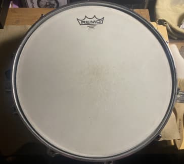 Pearl 1990s brass free floating piccolo snare drum