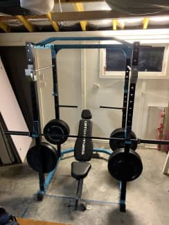 As new Gym power rack bench and weights Gym Fitness