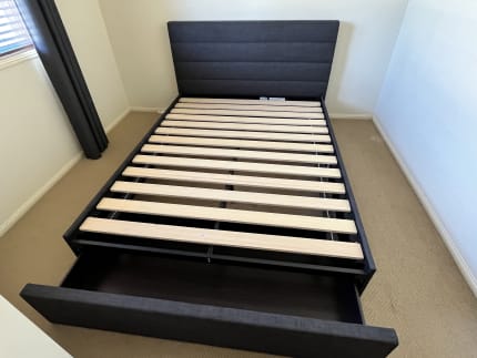 Queen Bed Frame With Draw Beds, Twin Bed Connector Ikea Australia