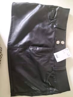 Black leather shop skirt gold coast