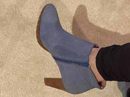 Blue ankle boots australia best sale