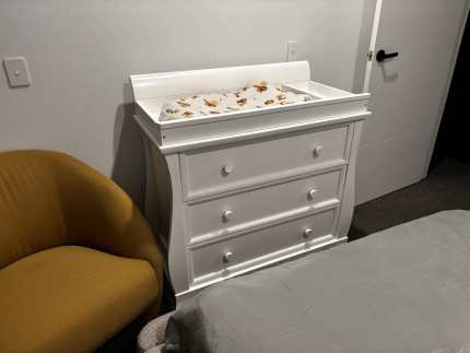 Boori three drawer dresser with change table Cots Bedding in Torrens ACT Gumtree Australia