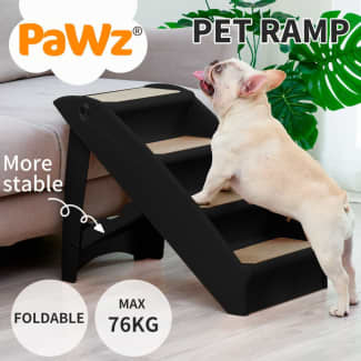 PaWz Pet Ramp Indoor Dog Steps Stair Portable Foldable Ladder