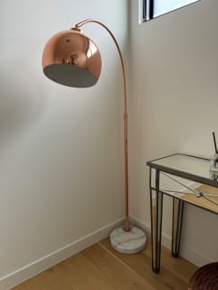 Argos copper floor deals lamp