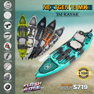 Wide Range of Single and Double Fishing Kayaks for Sale in