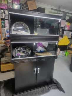 Double twin vivarium with cabinet MDFwood black Pet Products Gumtree Australia Toowoomba City Toowoomba 1328073505