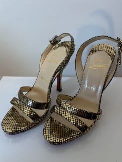 Christian Louboutin, Shoes, Authentic Black And Gold Redbottoms