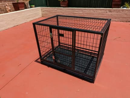 dog cage steel matting