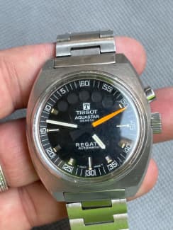 Rare Tissot Aquastar Regate Automatic vintage yachting mens watch