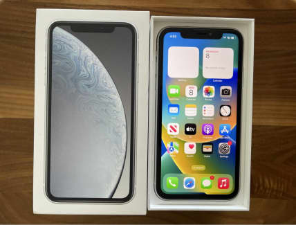 Iphone XR white 128GB (warranty) (100% battery health) | iPhone