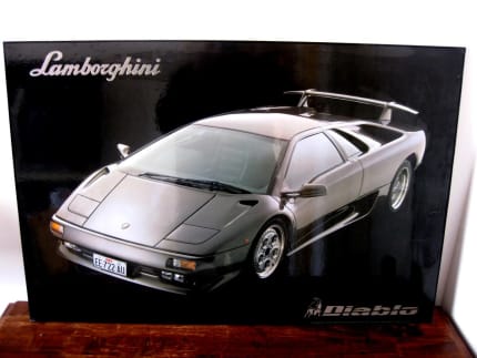 Original 90's Lamborghini Diablo Wall Art Wood Frame Poster Board |  Picture Frames | Gumtree Australia Melville Area - Melville | 1302278339