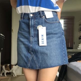 Target high hotsell waisted denim skirt