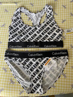 BRAND NEW! Black & White Calvin Klein Bralette and Matching Underwear, Lingerie & Intimates, Gumtree Australia Parramatta Area - Merrylands