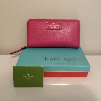 As New Auth Kate Spade Pink “Snapdragon” Grained Leather Wallet w GHDW |  Bags | Gumtree Australia Norwood Area - Payneham | 1304987500