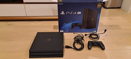 PS4 Jet Black Pro 1TB Console Box Sony PlayStation 4 [BOX]