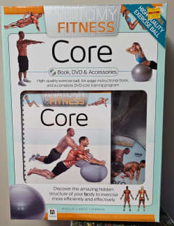 Anatomy of Fitness Core book dvd and accessories unopened