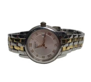 TISSOT Ladies Two Tone Swiss Dress T031210A Watch 28 228663