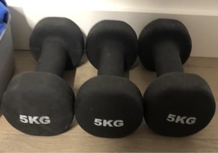 5kg best sale dumbbells gumtree