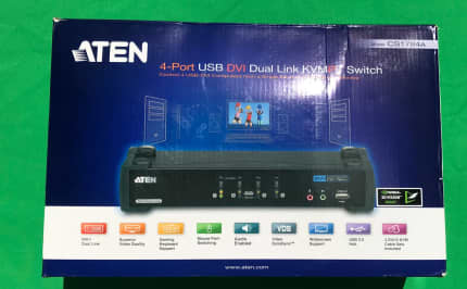 ATEN 4-port USB DVI Dual Link KVMP Switch CS1784A | Other