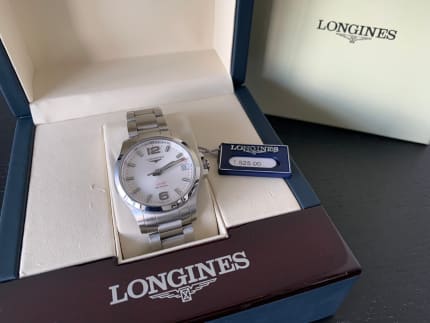 Longines Conquest VHP 36mm watch inc original packaging spare