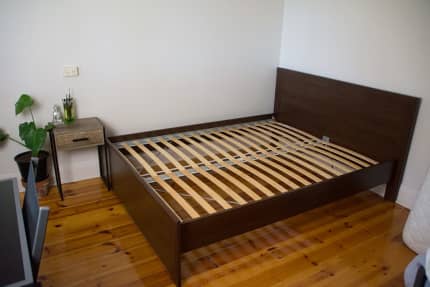 Ikea brusali deals queen bed