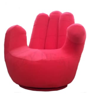 funky hand chair