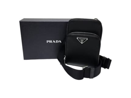 Prada Green Saffiano Leather Smartphone Case