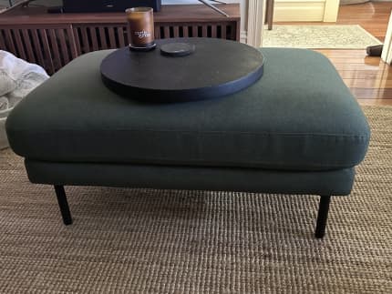 ottoman coffee table mid century