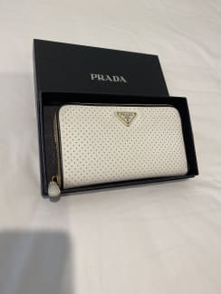 Shop PRADA Unisex Saffiano Street Style Logo Money Clips by