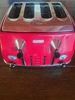 Buy DELONGHI Micalite CTOM4003R 4-Slice Toaster - Red