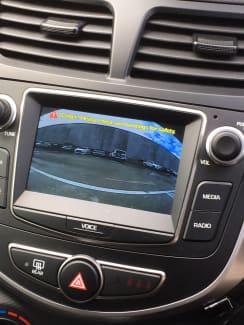 hyundai accent reverse camera