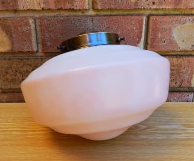 pale pink ceiling light shade